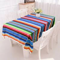 Mexican Serape Table Runner 72 Lightweight Saltillo Sarape Camino De Mesa Cotton Tablecloths Mexican Serapes Blanket