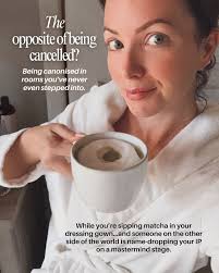 The reverse of being CANCELLED is being celebrated. Applauded, Referenced +  Respected. In rooms you've never even stepped into 🎉 While you're curled  up at home