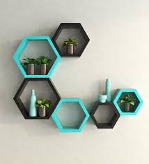 From 79 On Stickers Wall Shelves More Home Decor Range Flipkart Daily Deals Honeycomb Shelves Decor Wall Shelves Design Wall Shelf Decor