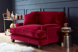 20 Loveseats Perfect For Small Spaces In 2020 Love Seat Velvet Sofa Living Room Red Sofa Living Room