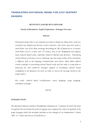 Jun 03, 2021 · nah, sentuhan fisik itu bersifat nafsu, sehingga kalau lo langsung memutuskan nikah, itu bukan otak yang bermain, tapi nafsu atau lust, kata salmafina. Doc Translating Historical Novel For 21st Century Readers Retno Wulandari Academia Edu