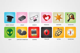 Movie Genres Vector Icons Free Vector Free File Download Now