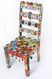 Thor S Chair 43 H X 17 5 W X 15 5 D Whimsical Furniture Painting Old Chairs Mosaic Furniture