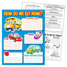 learning chart how do we get home t 38271