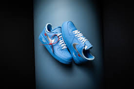 The legendary nike air force 1 has been one of the pioneers of basketball sneakers, and the first to incorporate the technology air for a great bouncing on the pitch.the designer of the swoosh brand, bruce kilgore constructed a circular outer sole that helps spinning confortably while playing. The Nike X Off White Air Force 1 Mca Are Available At Stadium Goods Respect