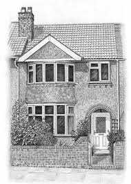 Draw lightly in pencil so that you can easily rub out mistakes. Building House Drawings By Angela Of Pencil Sketch Portraits