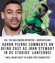 Aaron Pierre comments