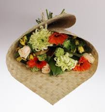 Flower crown || cream and rust tones. Exotic Flowers In A New Zealand Kete Wrap Same Or Next Day Gift Flower Delivery Auckland