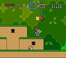 Go through the door with a star on it. Super Mario World Wikipedia