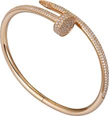 Bold, modern, and innovative, juste un clou is a creative twist on a familiar object. Crn6702117 Juste Un Clou Bracelet Rose Gold Diamonds Cartier