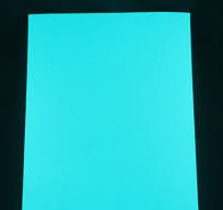 A4 Premium Fluorescent Film Blue-Green - Self-Luminous Color Film,  Self-Adhesive Professional Fluorescent Paper