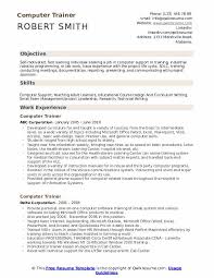 That makes your resume precise and to the point. Computer Trainer Resume Samples Qwikresume