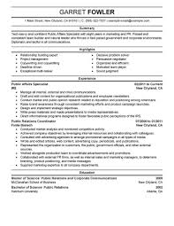 Usajobs federal resume word free download. Best Public Affairs Specialist Resume Example Livecareer