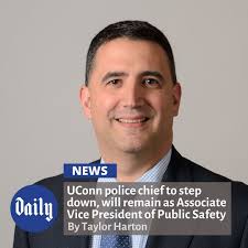 NEWS // UConn Police Chief Hans Rhynhart will be stepping down from his  position to focus