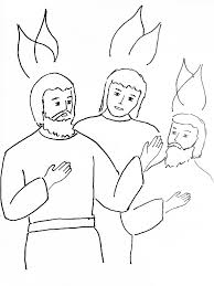 On pentecost, the holy spirit descended upon the apostles and mary. Bible Story Coloring Page For The Holy Spirit Comes Pentecost Free Bible Stories For Children