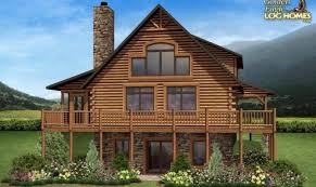 Walkout basement homes log cabin es house plans 43060. Log Homes Home Floor Plans Cabins Golden Eagle Home Plans Blueprints 41235