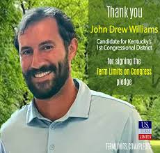 John Drew Williams Pledges to Support Term Limits