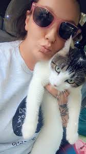 Posting this kitty again…Cashen Schranz and I would really like to find  this sweet kitty's real owner. It's been hanging out near Drumm Farm in the  Independence Mo area. Seems like a