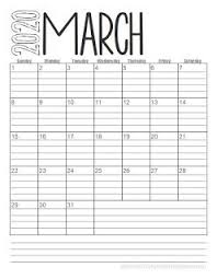 Beautifully Tarnished Free 2020 Lined Monthly Calendars Printable Download Monthly Calendar Printable Calendar Printables Monthly Calendar