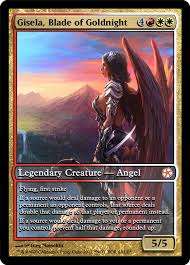 Gisela Blade Of Goldnight Mtg Altered Art Magic The Gathering Cards Magic Art