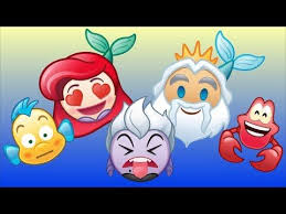 The Little Mermaid As Told By Emoji Disney Youtube Disney Emoji The Little Mermaid Disney Emoji Blitz