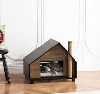 Roomfitters Wooden Cat House, Cat Condos for Indoor Cats, Cat Lodge, Feral  Cats Shelter in Winter, Pet House for Animals, Rabbit Hideout, Modern Style  ...