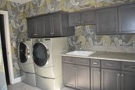 I decided to paint the walls cream. Laundry Redo Transitional Laundry Room Detroit By Joan Gilbert Designs Houzz