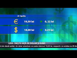 Compare money transfer services, compare exchange rates and commissions for sending money from romania to europe. Leul CreÈte FaÈÄ De Dolar Èi Euro Youtube