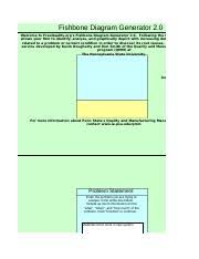 Qso 300 Fishbone Diagram Nissan Case Study Xls Fishbone