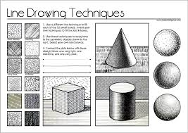 Make Up Assignments Drawing Techniques Art Worksheets Art Lessons