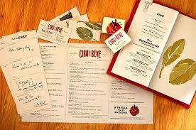 Art Of The Menu Cibo E Beve Restaurant Graphics Restaurant Menu Design Branding