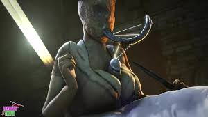 Bubble head nurse paizuri (Silent Hill)