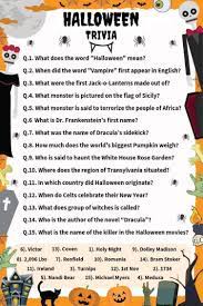 It's like the trivia that plays before the movie starts at the theater, but waaaaaaay longer. 10 Best Halloween Movie Trivia Printable Printablee Com