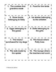 Singular And Plural Possessive Noun Task Cards Possessive Nouns Noun Task Cards Plurals