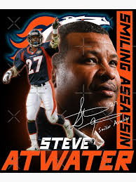 Steve Atwater Football Signature Vintage Retro 80s 90s Bootleg Rap Style"  Poster for Sale by LeaSchiller