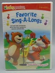 Baby Genius Favorite Sing A Longs Sealed Dvd 853076002351 Ebay