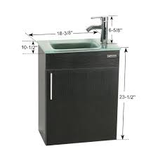 How many bowls do i need? U Eway Wall Mounted Bathroom Vanity And Sink Combo 18 4x 10 5 Modern Small Bathroom Vanity Set 27x 18 4 White With Faucet Chrome P Trap Pop Up Drain Without Mirror With Top Clear Glass Bowl Tools