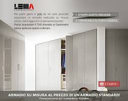 Leader salotti è specializzata in armadi su misura che si adattano agli spazi ! Armadio Su Misura Al Prezzo Di Un Armadio Standard Gruppo Sereno