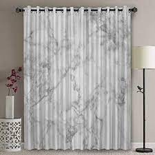 Wide Thermal Blackout Patio Door Curtain Panel 36 Inch Long Grommet Top Thermal Insulated Be Patio Door Curtains Curtains With Blinds Curtains