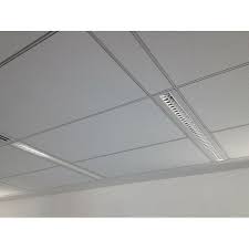 Exposed Grid White Armstrong Metal False Ceiling Thickness 0 5 Mm Rs 98 Square Feet Id 18047164712
