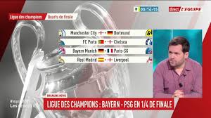 Vainqueur ligue des champions 2020 : Le Tirage Au Sort Complet Des Quarts De Finale De La Ligue Des Champions L Equipe