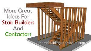 How To Support Landing When Building Stairs With Heavy Duty Stringers -  Design And Framing Ideas - Youtube