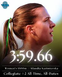 Elliott Cook currently has the #1 Mile time in the NCAA. Cook closed the  race with a 27.03 final lap 😮‍💨