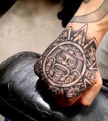 Alluring tribal aztec sun tattoo for men right shoulder Aztec Mayan Tattoos Aztec Forearm Tattoos For Men Novocom Top