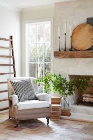 Reading Chair Next To Fireplace Farm House Living Room Home Living Room Farmhouse Decor Living Room