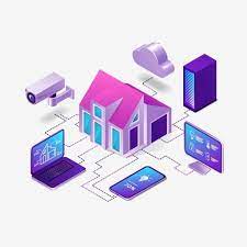 Smart Home Isometric Internet Of Things Concept Internet Clipart Home Smart Png And Vector With Transparent Background For Free Download Isometric Logo Design Free Templates Internet Clipart