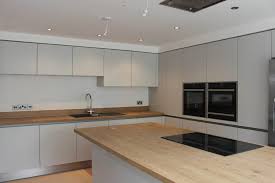 Here's some inspiration to get you started. Large Modern Kitchen In A Lovely Pale Grey In A Matte Finish With Wooden Worktops Modern Kitchen Modern Large Kitchens Grey Kitchen Cupboards