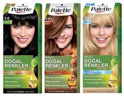 Schwarzkopf Palette Kalici Dogal Renkler Sac Boyalari Renkler Dogal Sac