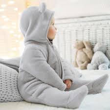 Baby Fleece Romper With Ears The White Company Too Cute Ropa Bebe Ropa Para Bebe Varones Ropa Bebe Nina