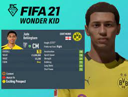 Jude bellingham (born 29 june 2003) is a british footballer who plays as a centre midfield for german club borussia dortmund. Fcg On Twitter Fifa21 Wonder Kid Jude Bellingham Bvb Cm Ovr 70 Pot 88